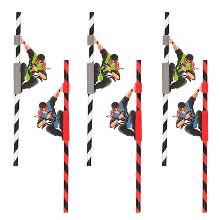 Ninja Rietjes 20cm 6st van Boland koop je bij Partywinkel