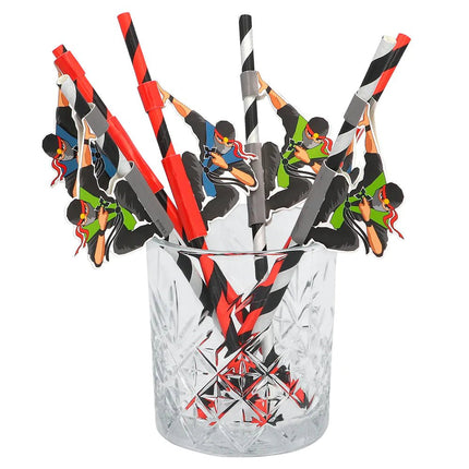 Ninja Rietjes 20cm 6st van Boland koop je bij Partywinkel