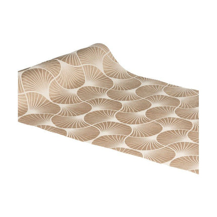 Nude Tafelloper Gingko Print 3m van CHAKS koop je bij Partywinkel