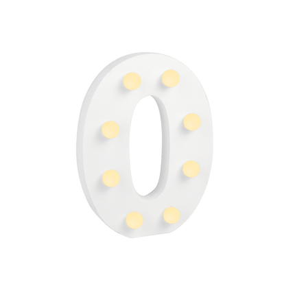 O Licht Letter 16,5cm van Paper Dreams koop je bij Partywinkel