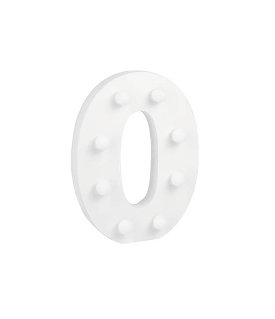 O Licht Letter 16,5cm van Paper Dreams koop je bij Partywinkel