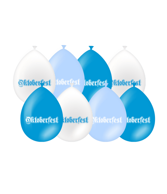 Oktoberfest Ballonnen 30cm 8st van Paper Dreams koop je bij Partywinkel