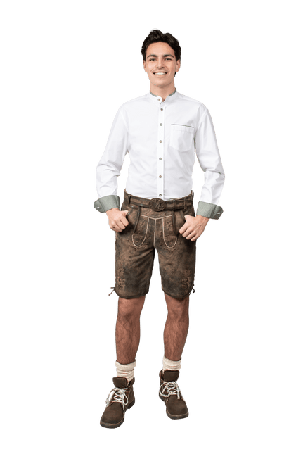 Oktoberfest Blouse Wit Heren van Haus Huberts koop je bij Partywinkel