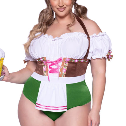 Oktoberfest Dirndl Kostuum Dames Plus Size Leg Avenue van Leg Avenue koop je bij Partywinkel