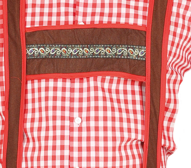 Oktoberfest Kostuum Rood Bruin Heren van Fiestas Guirca koop je bij Partywinkel