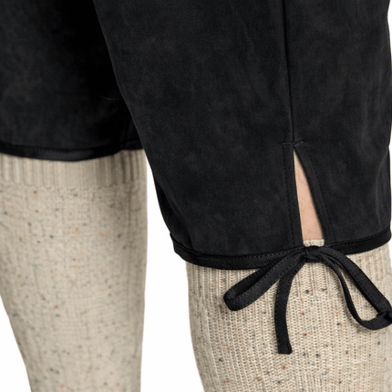 Oktoberfest Lederhose Zwart Lang van Partychimp koop je bij Partywinkel