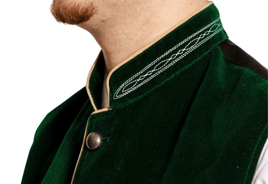Oktoberfest Vest Groen Trachten van Tannhauser koop je bij Partywinkel
