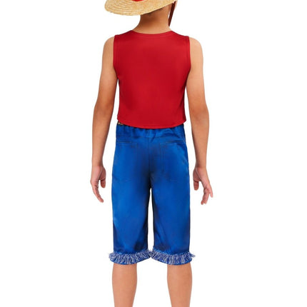 One Piece Monkey D. Luffy Kostuum Jongens van Rubies koop je bij Partywinkel