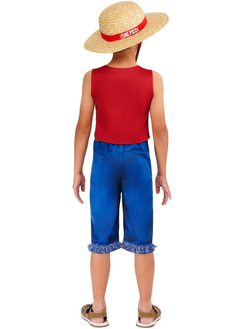 One Piece Monkey D. Luffy Kostuum Jongens van Rubies koop je bij Partywinkel