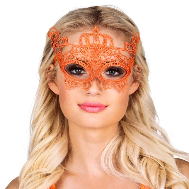 Oogmasker Kant Oranje van Boland koop je bij Partywinkel