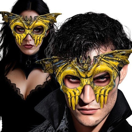 OOGMASKER SCHEDEL VLEERMUIS - HARD PLASTIC van Widmann koop je bij Partywinkel