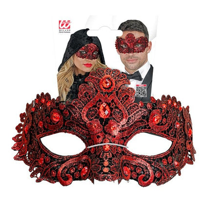 Oogmasker Theater Rood van Widmann koop je bij Partywinkel