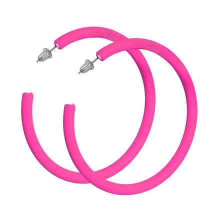 Neon Roze Oorbellen van Wilbers & Wilbers koop je bij Partywinkel