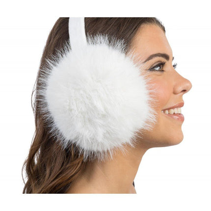 Oorwarmers Wit van CHAKS koop je bij Partywinkel