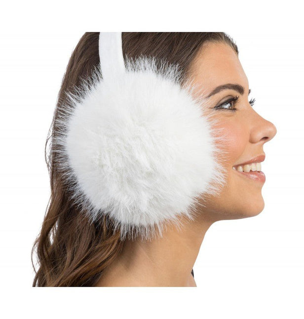 Oorwarmers Wit van CHAKS koop je bij Partywinkel