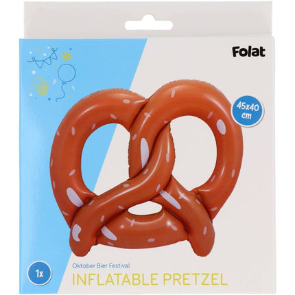 Opblaas pretzel Oktober Bier Festival 45cm van Folat koop je bij Partywinkel