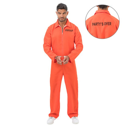 Gevangene Kostuum Heren Oranje