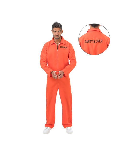 Gevangene Kostuum Heren Oranje