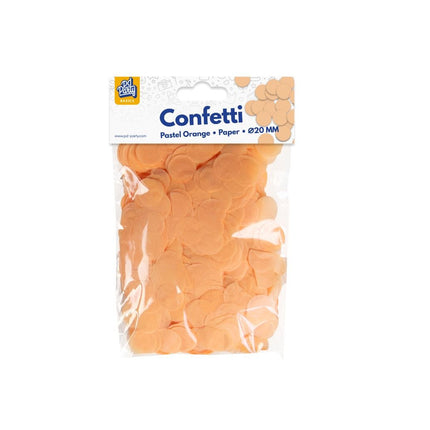 Oranje Confetti Pastel 50gr van Paper Dreams koop je bij Partywinkel