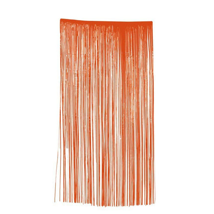 Oranje Deurgordijn Folie 2m van Fiestas Guirca koop je bij Partywinkel