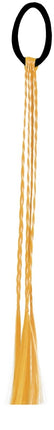 Oranje Hair Extension 35cm 3st van Fiestas Guirca koop je bij Partywinkel