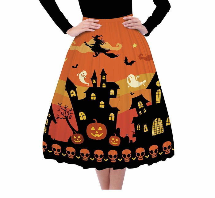 Oranje Halloween Rok van Fiestas Guirca koop je bij Partywinkel