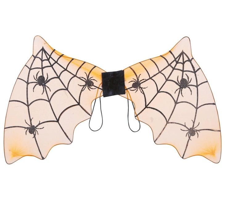 Oranje Halloween Vleugels Vleermuis 60cm van Fiestas Guirca koop je bij Partywinkel