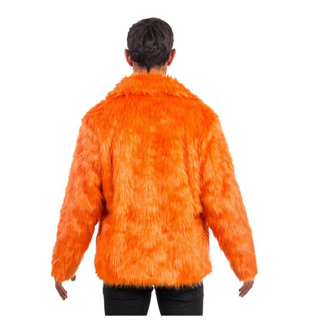 Oranje Nep Bontjas van CHAKS koop je bij Partywinkel