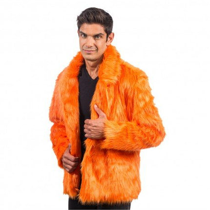 Oranje Nep Bontjas van CHAKS koop je bij Partywinkel