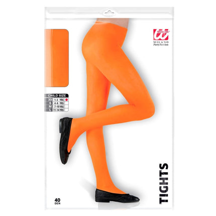 Oranje Panty Kind van Widmann koop je bij Partywinkel