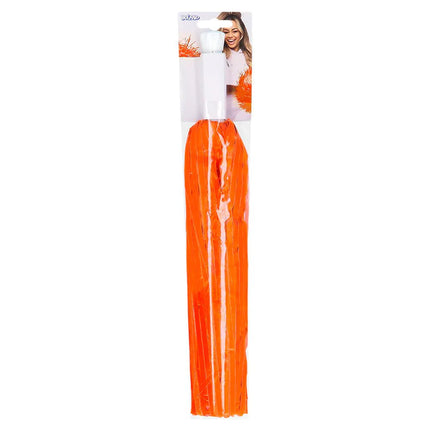 Oranje Pompom 34cm van Boland koop je bij Partywinkel