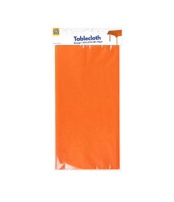 Oranje Tafelkleed 2,74m van Paper Dreams koop je bij Partywinkel