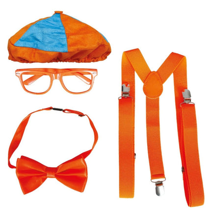 Oranje Verkleedset Blippy 3 delig van Fiestas Guirca koop je bij Partywinkel
