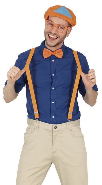 Oranje Verkleedset Blippy 3 delig van Fiestas Guirca koop je bij Partywinkel