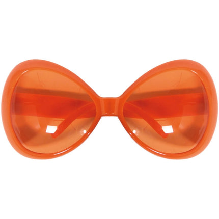Oversized Oranje Bril van Folat koop je bij Partywinkel