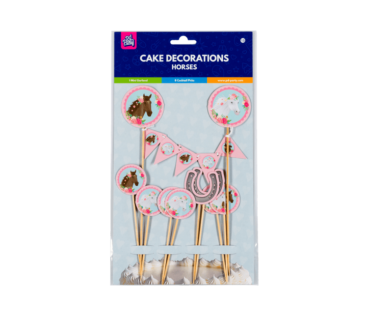 Paard Taarttopper 30cm van Paper Dreams koop je bij Partywinkel