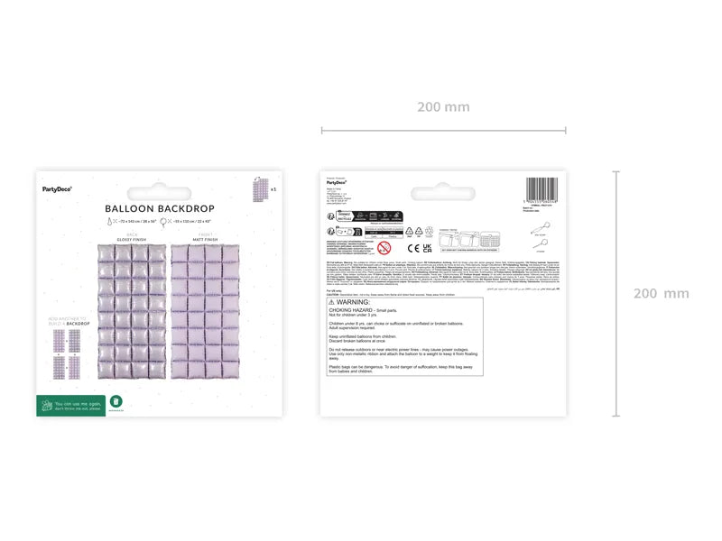 Paars Deurgordijn 1,10m van Partydeco koop je bij Partywinkel