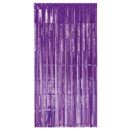 Paars Deurgordijn 2m van Paper Dreams koop je bij Partywinkel