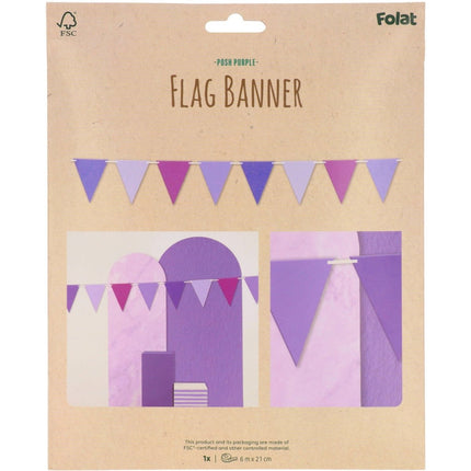 Paars Slinger 6m van Folat koop je bij Partywinkel