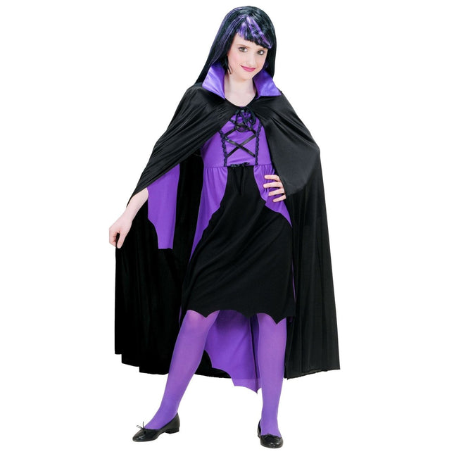 Paars Zwarte Cape Kind van Widmann koop je bij Partywinkel