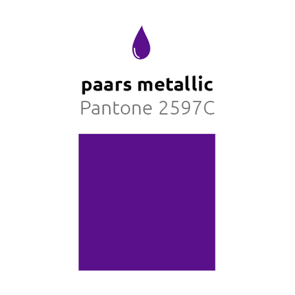 Paarse Reuze Ballon XL Metallic 91cm van Balloonia koop je bij Partywinkel