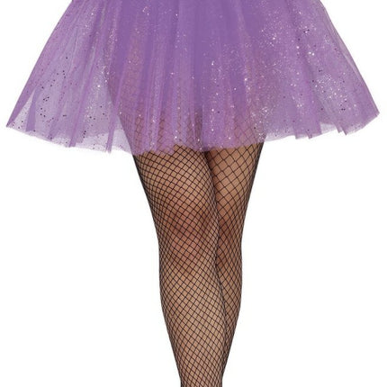 Paarse Tutu Dames Glitter 40cm van Fiestas Guirca koop je bij Partywinkel