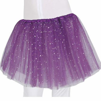 Paarse Tutu Sterren 30cm van Fiestas Guirca koop je bij Partywinkel