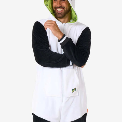 Panda Onesie Zwart Wit van OppoSuits koop je bij Partywinkel
