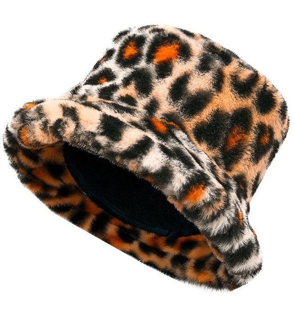 Panter Bucket Hat Pluche van Widmann koop je bij Partywinkel
