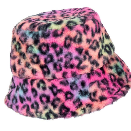 Panter Bucket Hat Regenboog Bont van Wilbers & Wilbers koop je bij Partywinkel