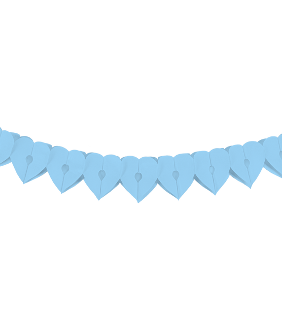 Papieren Slinger Hartjes Blauw