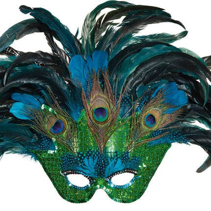 Paradise Bird Masker Deluxe – Luxe Verenmasker van Orlob koop je bij Partywinkel
