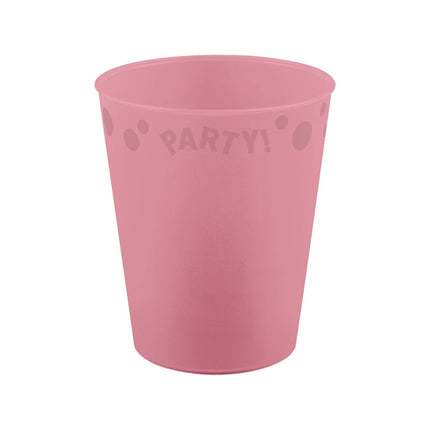Party Beker Roze Pastel 250ml van Procos koop je bij Partywinkel
