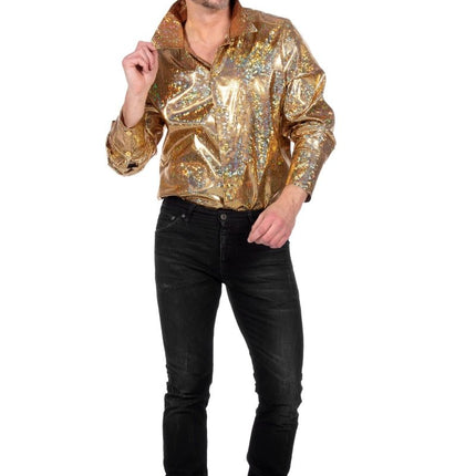 Gouden Blouse Heren Disco van Wilbers & Wilbers koop je bij Partywinkel